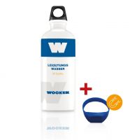 Alu-Trinkflasche mit magnetischem Flaschenhalter Alu-Trinkflasche mit magnetischem Flaschenhalter