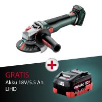 Akku-Winkelschleifer 18 V, WB 18 LT BL 11-125 QUICK Akku-Winkelschleifer 18 V, WB 18 LT BL 11-125 QUICK