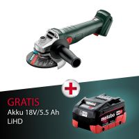 Akku-Winkelschleifer 18 V Sologerät, Typ W 18 L 9-125